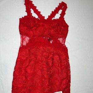 Red Bodycon Venus Dress